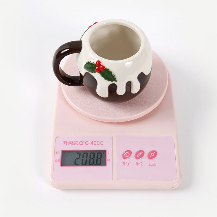 Favourite Christmas Decoration Christmas Snowman Ceramic Mug Milk Mug for Christmas Home Decoration
