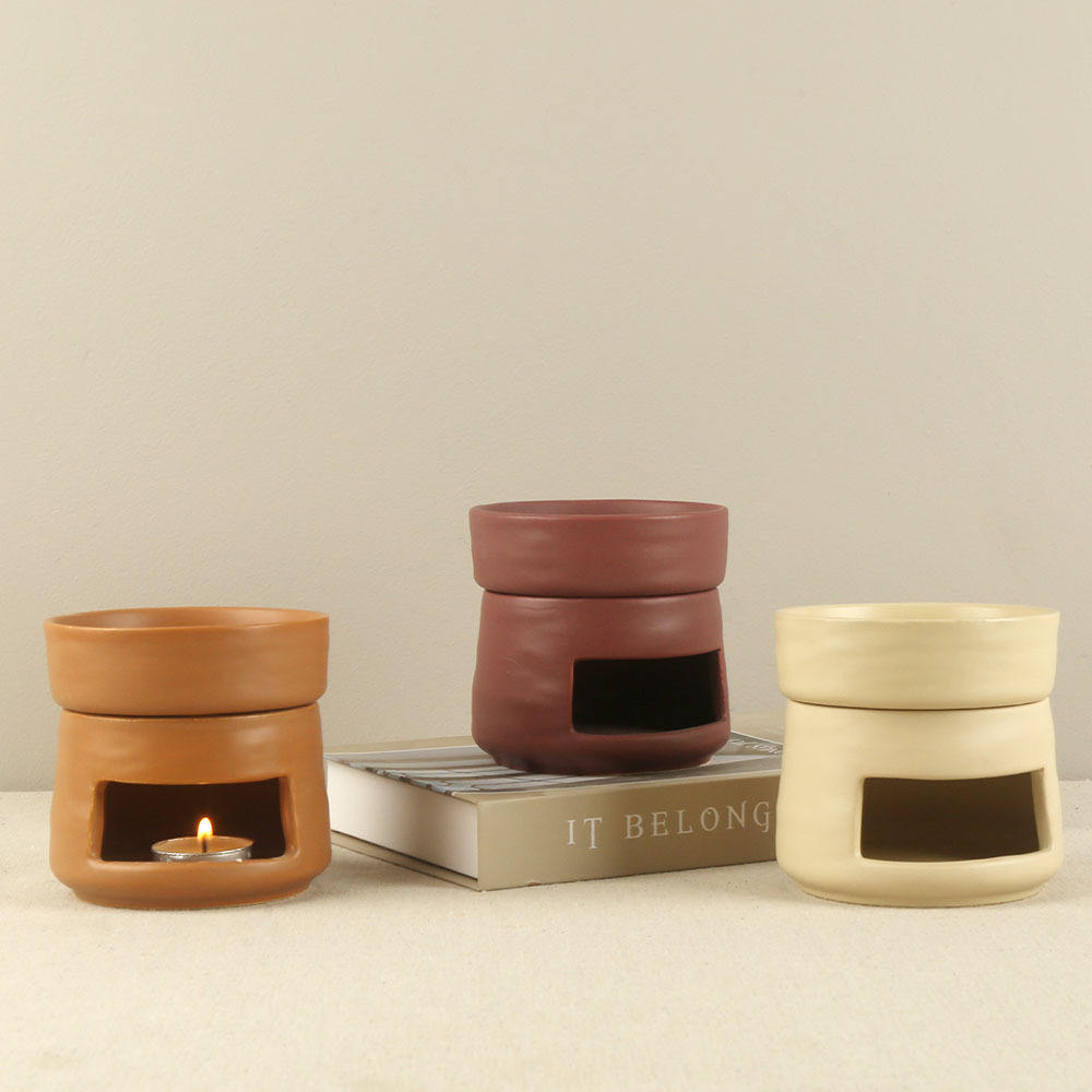 Aromatherapy Aroma Burner Ceramic Oil Diffuser Essential Oil Burner Wax Melt Burner for Yoga Spa Home Bedroom Housewarming Gift