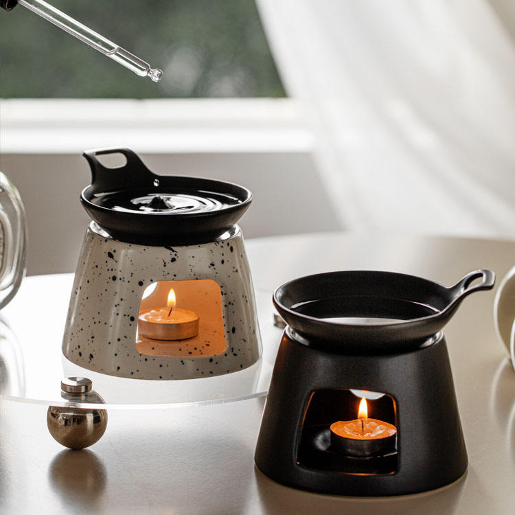 Custom Square Ceramic Wax burner Oil burner Incense burner for Home Decoration