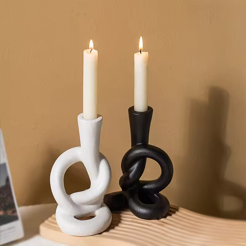 Europe United States Ins Style Simple Elegant Ceramic Aromatherapy Candle Holders Creative Home Decoration Ornaments