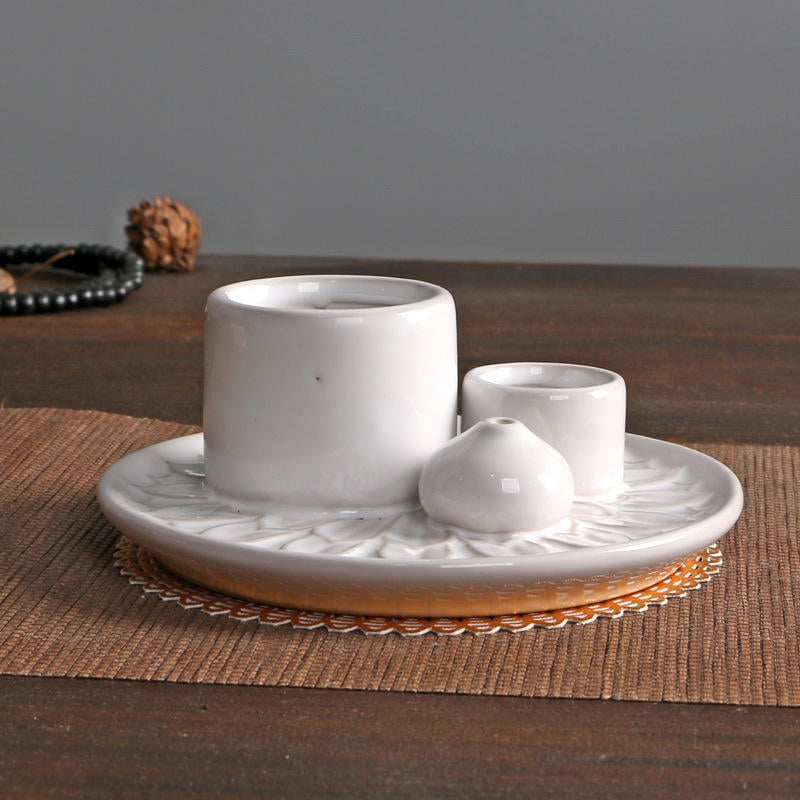 Palo Santo Holder, Ceramic Incense Burner for Palo Santo Wood or Scented Incense Stick