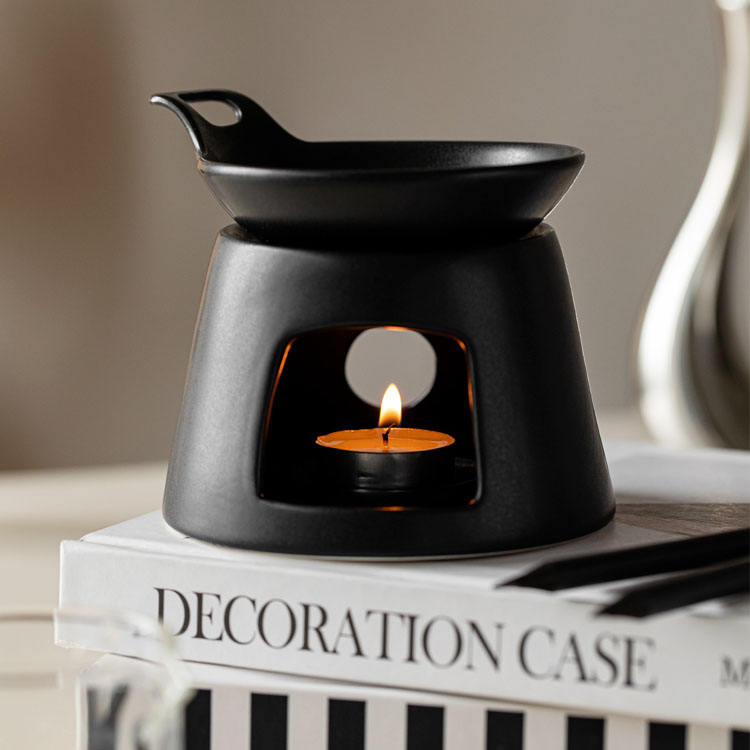 Custom Square Ceramic Wax burner Oil burner Incense burner for Home Decoration