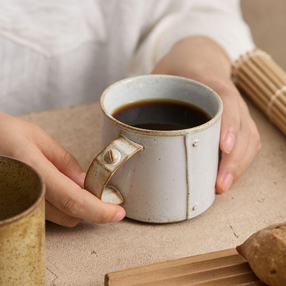 Factory Vintage Simple Handmade Matte Ceramic Coffee Mug Porcelain Clay Cup