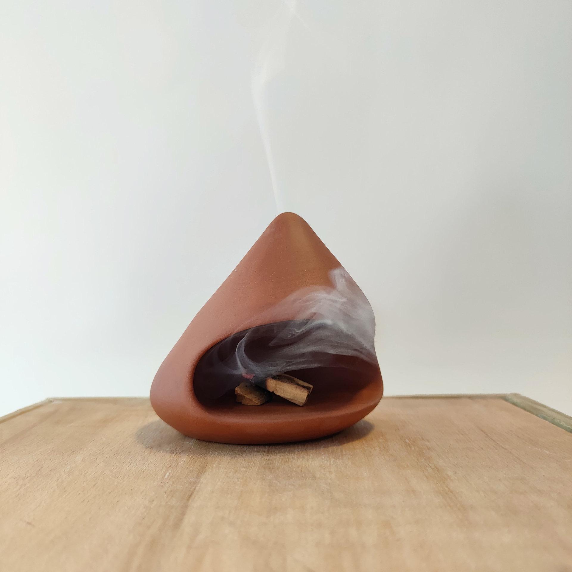 Ceramic Incense Bowl 2024 New Sage Ceramic Palo Santo Burner Wood Holder Customized for Incense