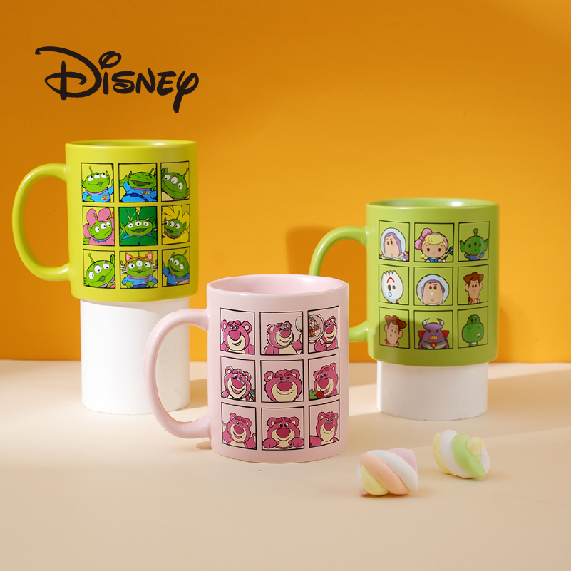 Disney Winnie the Pooh Mug Coffee Ceramic Couple Water Mugs Pair of Men and Women Birthday Gift Box Gift