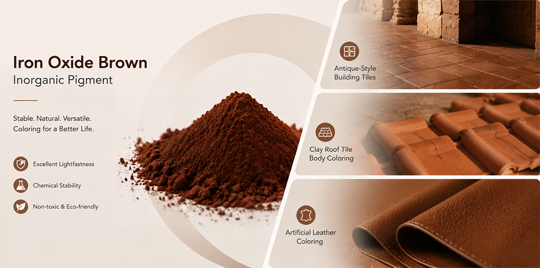 Iron Oxide Brown 686 Pigment | Inorganic Brown Pigment for Coatings & Construction