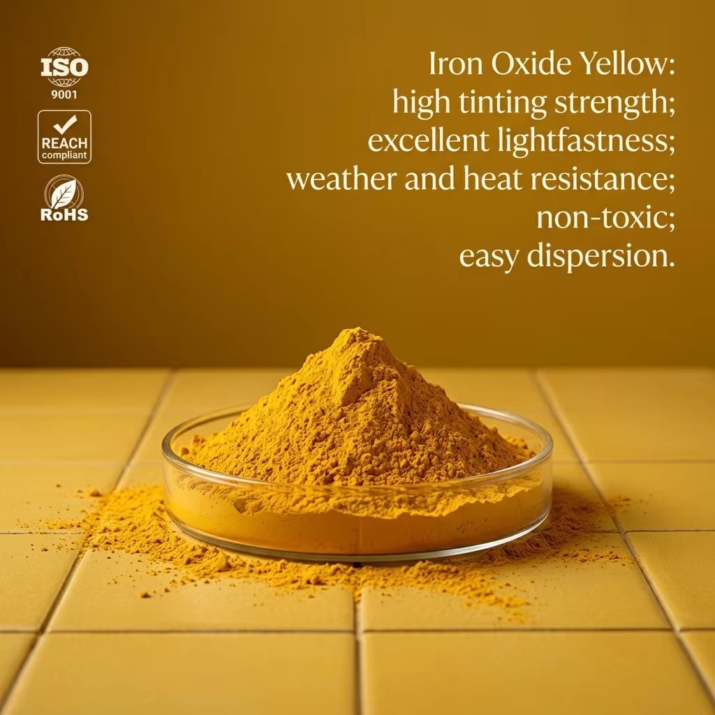Iron Oxide Yellow | Permanent Inorganic Yellow Pigment (313-1, 313-2, 920)