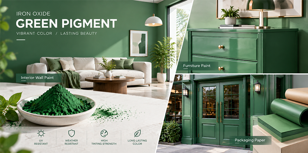 iron oxide green pigmentpremium composite inorganic green pigment for construction coatings  industrial applications-5