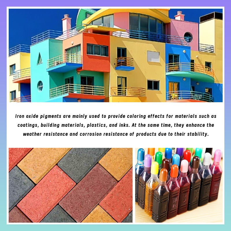 Iron Oxide Red Pigment High Tinting Strength for Coatings & Construction