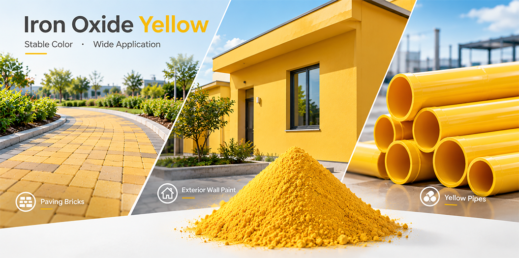 high quality iron oxide yellow pigment for concrete coatings  plastics-7