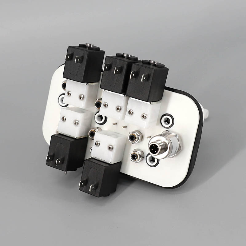 Conjunto de bloque distribuidor de depósitos de tinta Citronix Tipo C, series 3000/5000 (incluye 5 válvulas solenoide), CB003-2051-001