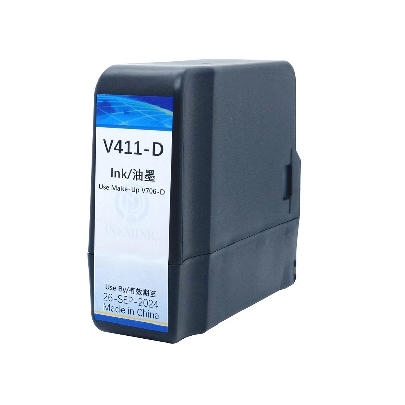 Compatible Ink V411-D Black 750ml  For Videojet 