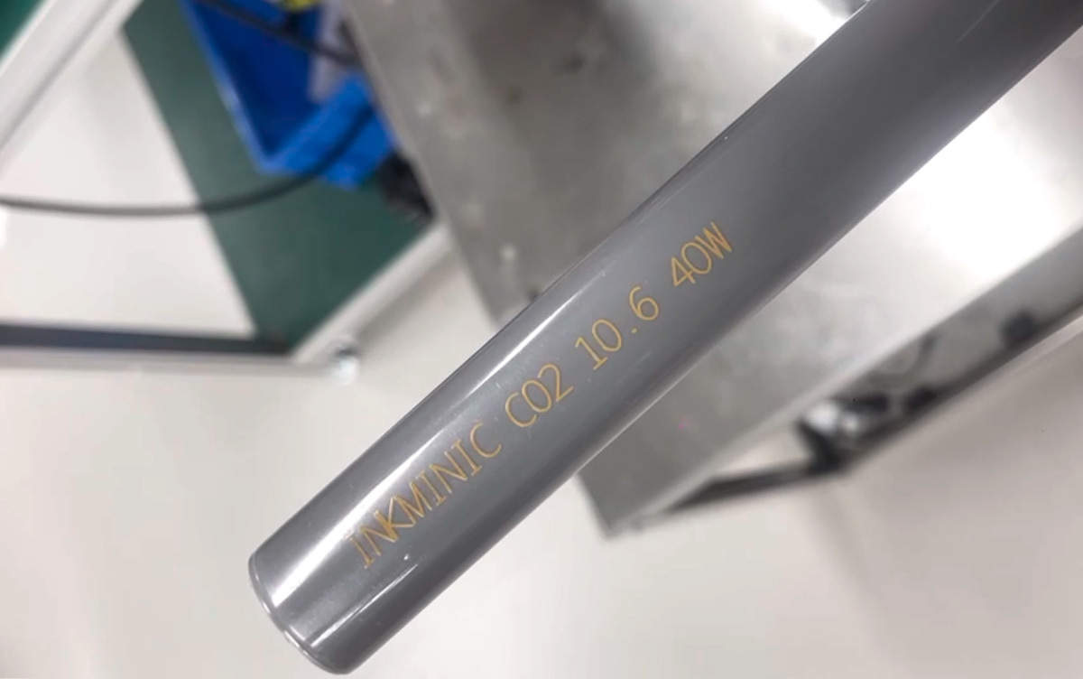 CO2 Laser Marking for PVC Pipes