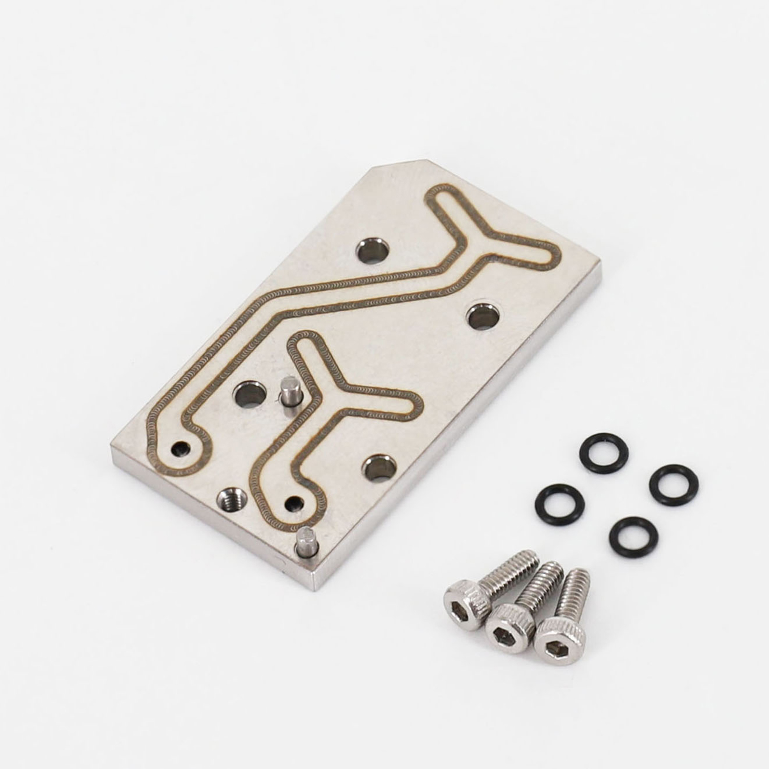 Markem-Imaje 90 SERIES DOUBLE NOZZLE VALVE SEAT CONNECTION PLATE (G HEAD) EB-SHN2460
