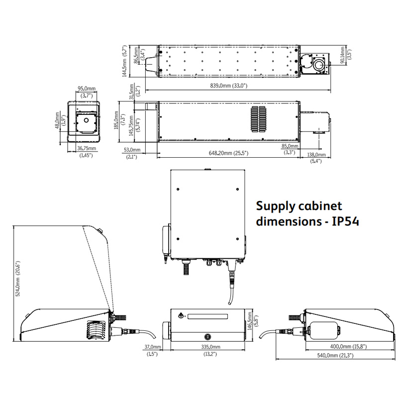  Videojet 3350 CO2 laser Marking Machine