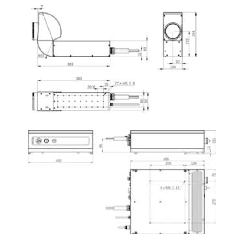 Videojet C7739 Fiber Optic Laser Label Printer