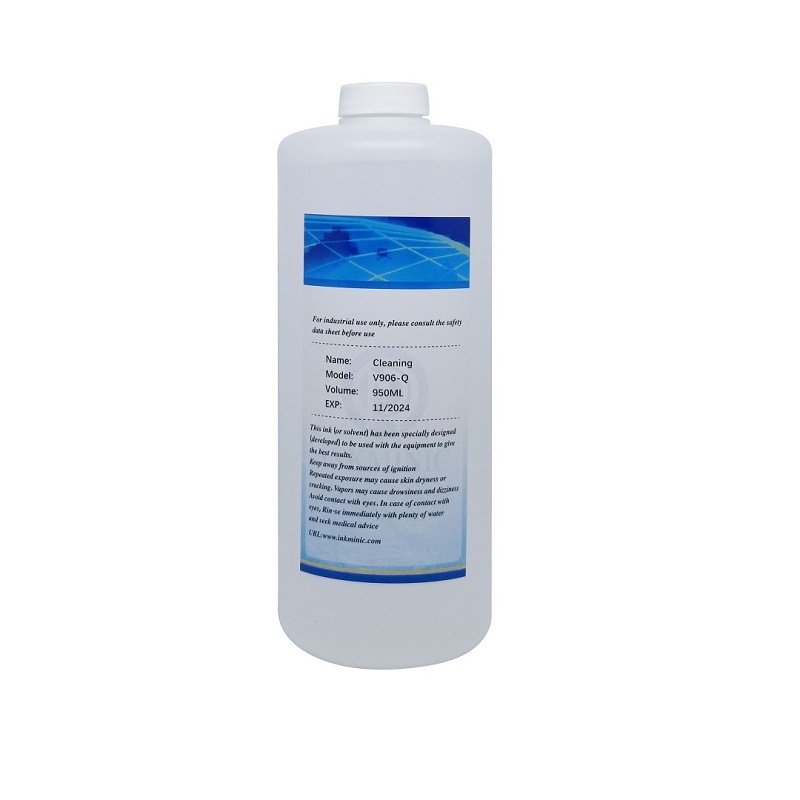 Continuous Inkjet Cleaner V906-Q 950ml Continuous Inkjet Cleaner W912-Q 950ml  For Videojet 