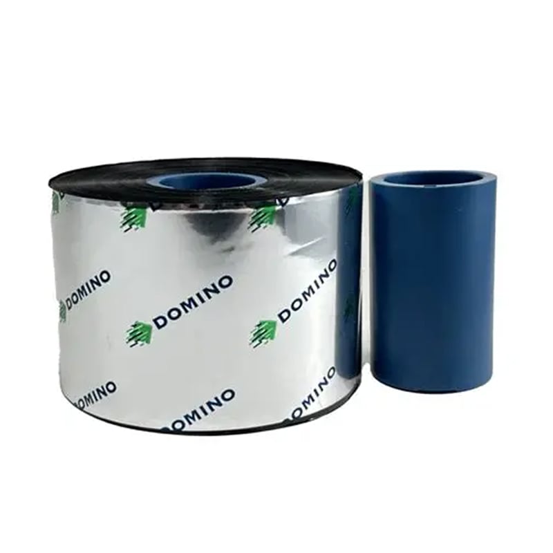 Domino thermal transfer ribbon VX460003 VX-WR7-BK-55-650 WR7 BLACK 55MM BY 650M (BOX OF 25) PLASTIC CORE FOR VX-SERIES ONLY
