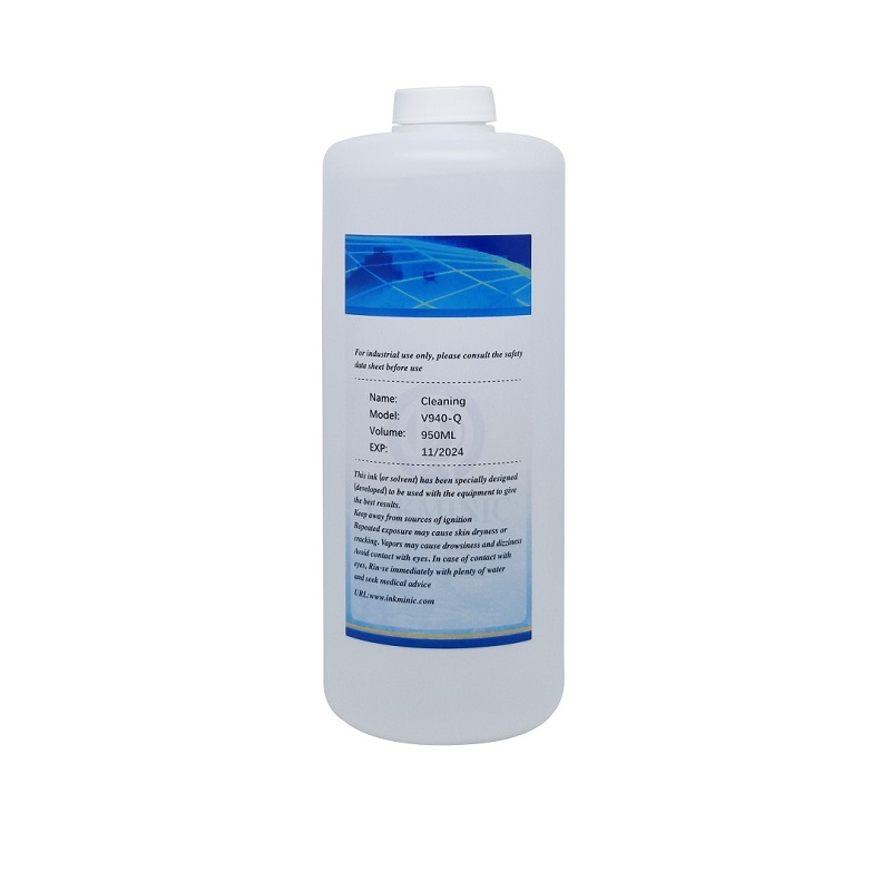 Continuous Inkjet Cleaner V940-Q 950ml Continuous Inkjet Cleaner W912-Q 950ml  For Videojet 