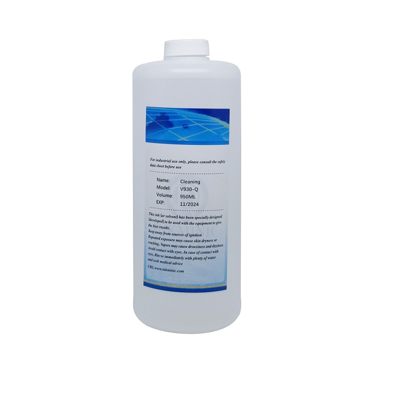 Continuous Inkjet Cleaner V930-Q 950ml Continuous Inkjet Cleaner W912-Q 950ml  For Videojet 