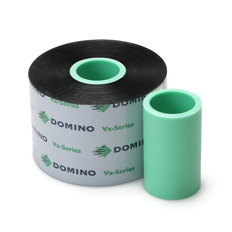 Domino thermal transfer ribbon V300215 V-WR3-BK-130-600 WR3 BLACK 130MM BY 600M (BOX OF 10)