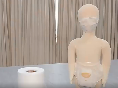 Tecido não tecido de spunbond para fraldas