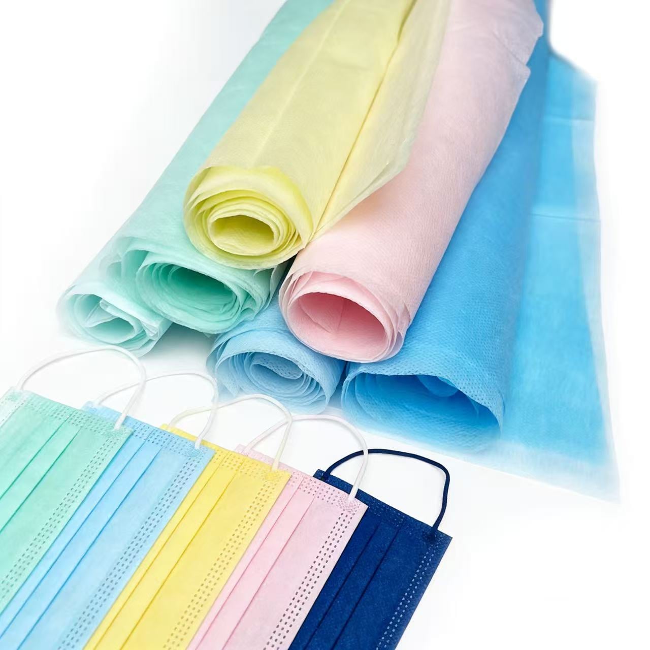 Factory Supply Waterproof Ss Spunbond Non Woven Fabric for Medical Face Mask