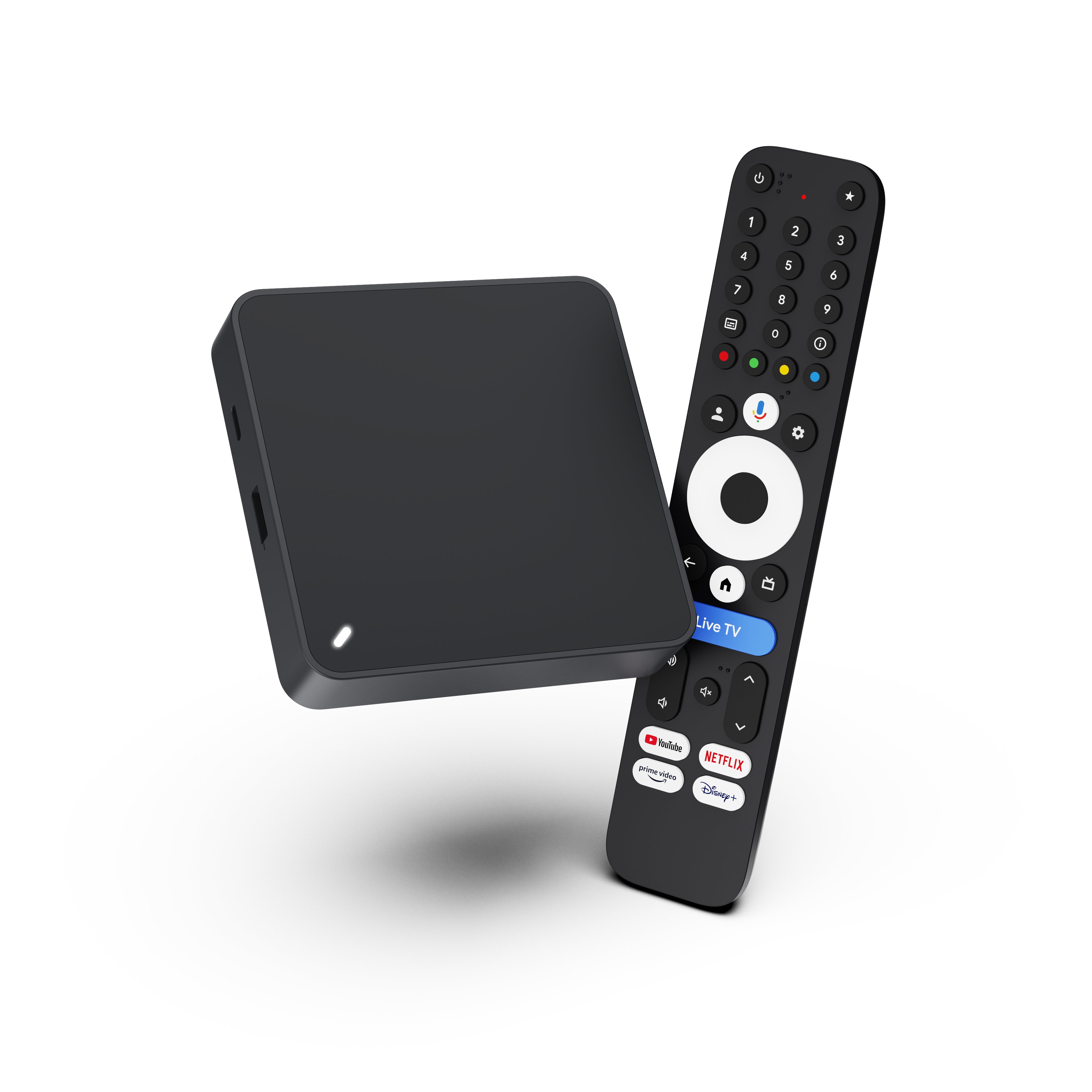 RockTek G2S Google Certified TV Box Amlogic S905X5M Wifi6 2.4G 5G 4K Android TV Box for Home