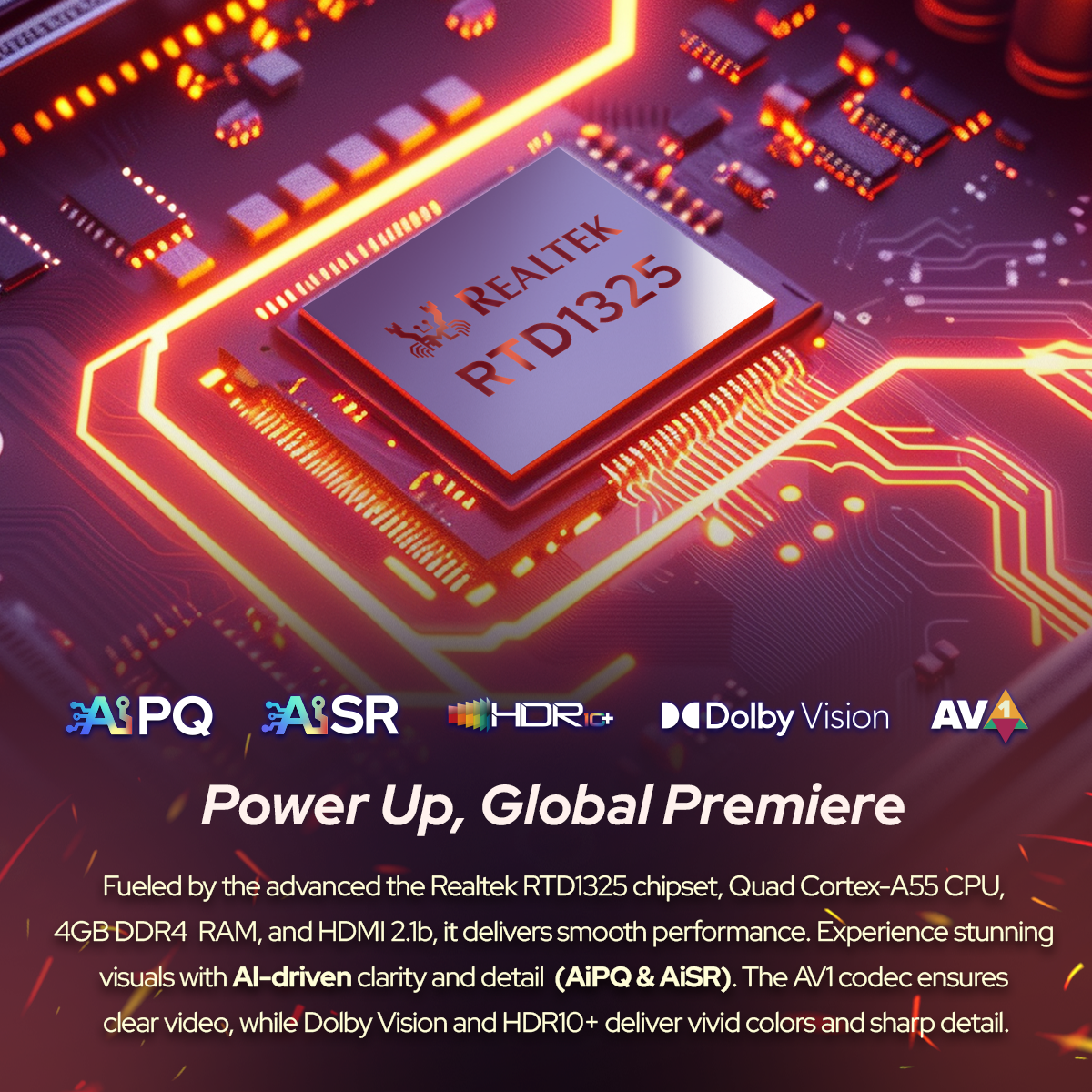 RockTek and Realtek Unveil New GX1 Streamer Featuring RTD1325 AI Chipset, Set to Debut at Global Trade Shows