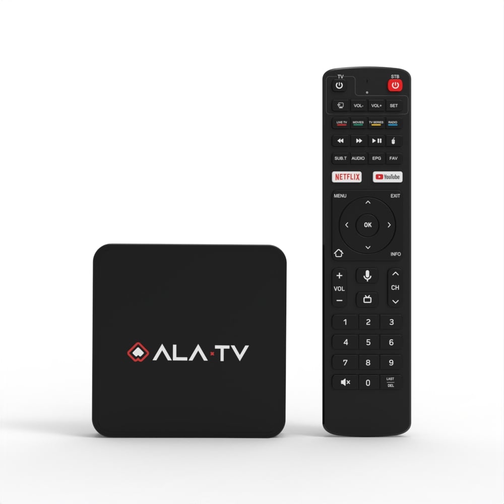 Elebao ALATV X7 Plus Android TV Box Amlogic S905W2 4GB 32GB Stalker M3U Xtream m3u Smart Android TV Box