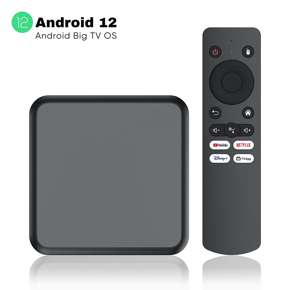 Elebao X8 PLUS Android TV Box H618 4K 4GB 64GB WiFi BT 5.0 Android 12 Set Top Tvbox Smart Android TV Box