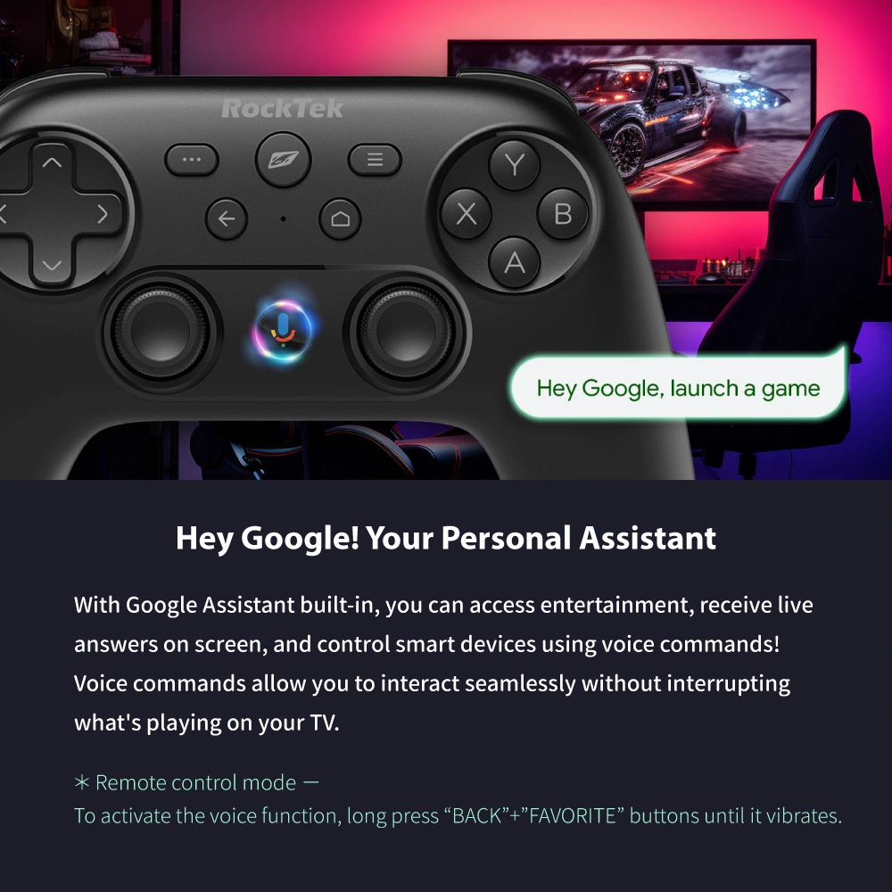 Goolge Certified RockTek GP1500 Gamepad Game Controller details