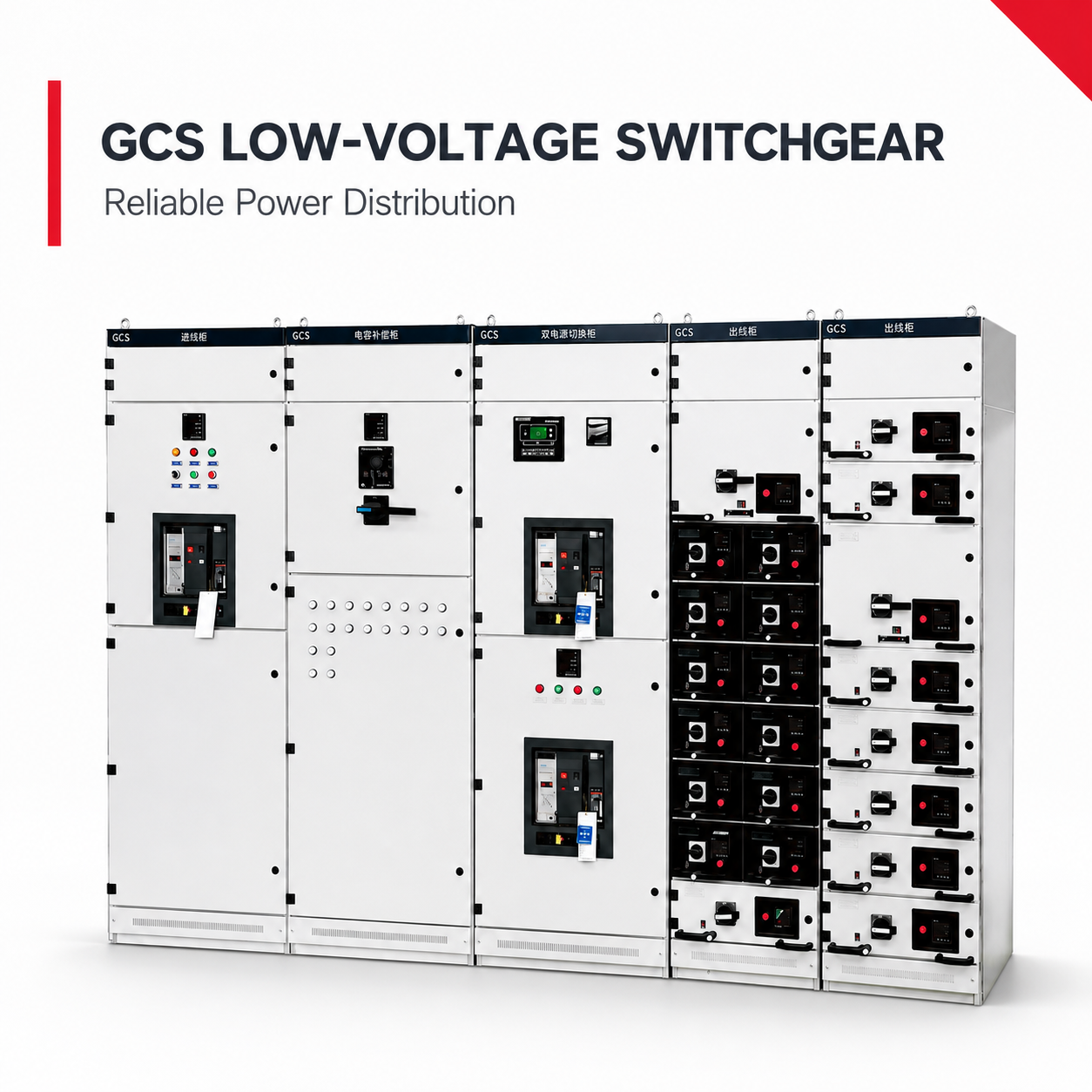 GCS Withdrawable Low Voltage Switchgear - 400V / 415V Drawout Distribution