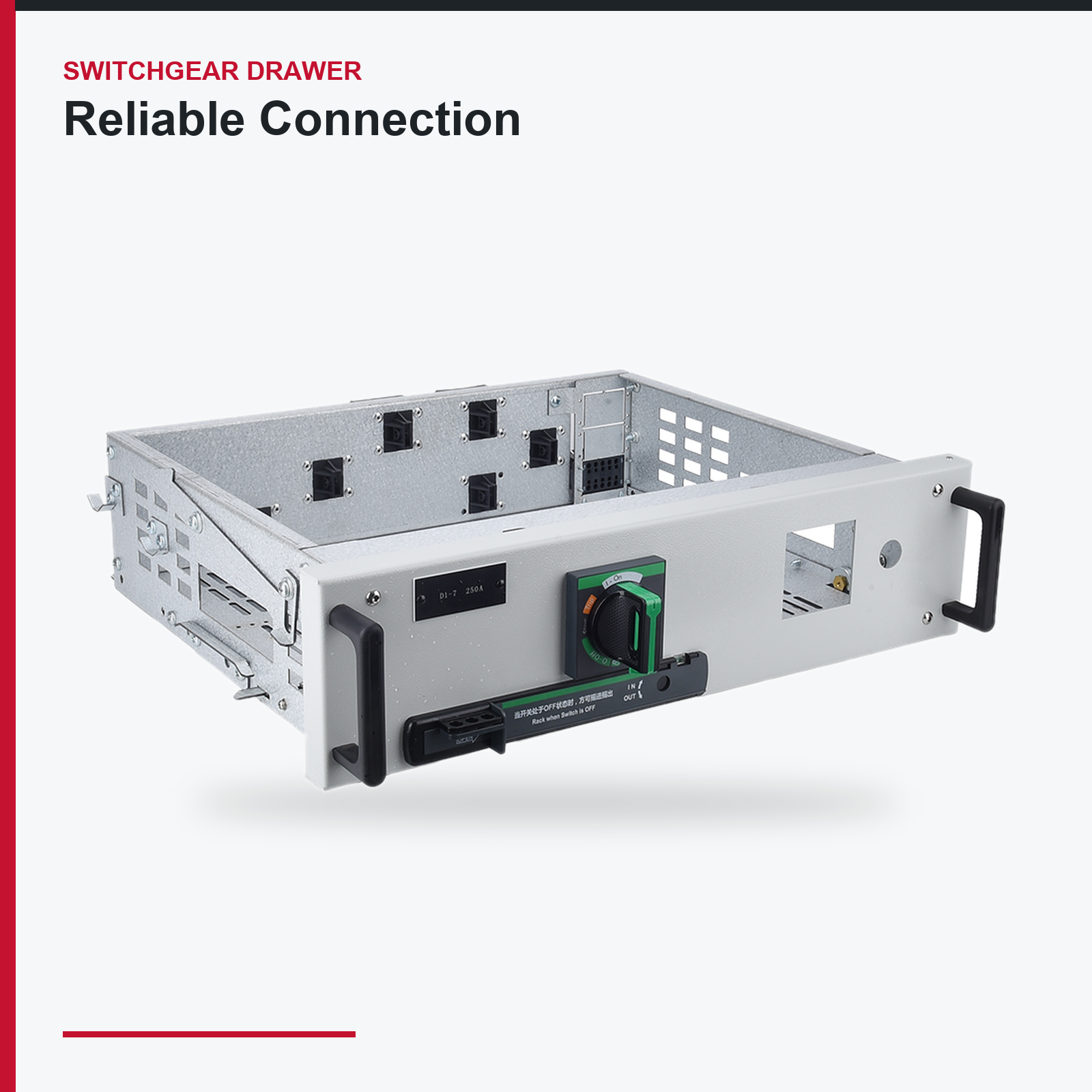 3M Blokset Drawer Module - Full Width, 300 mm High, up to 250A