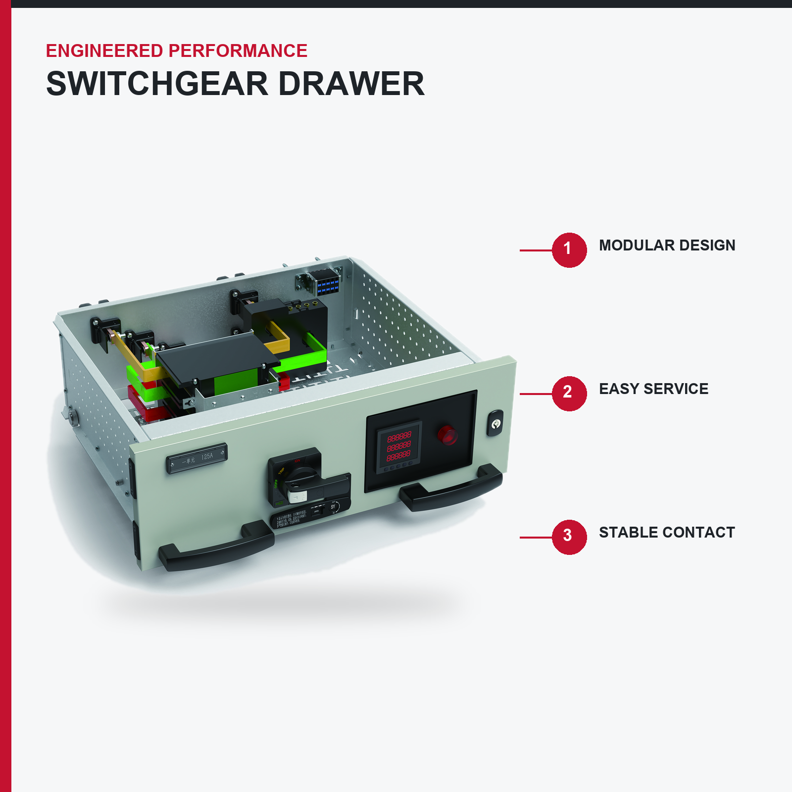 1 Unit Withdrawable Drawer - The Standard Functional Unit, up to 160A