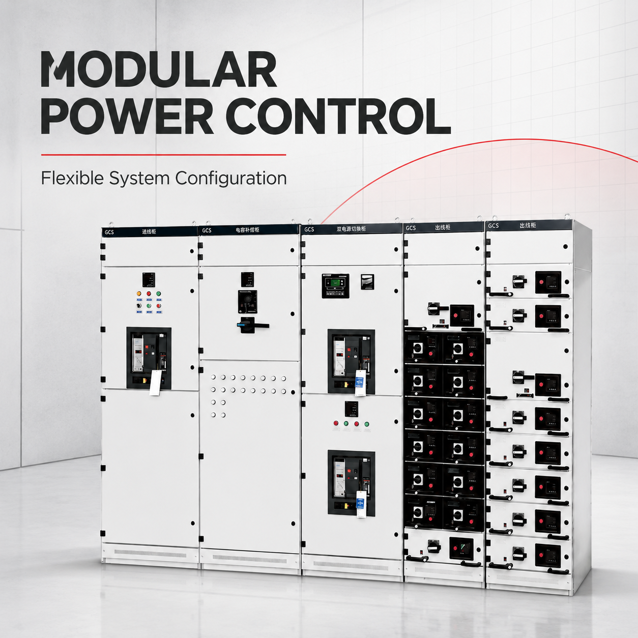GCS Withdrawable Low Voltage Switchgear - 400V / 415V Drawout Distribution