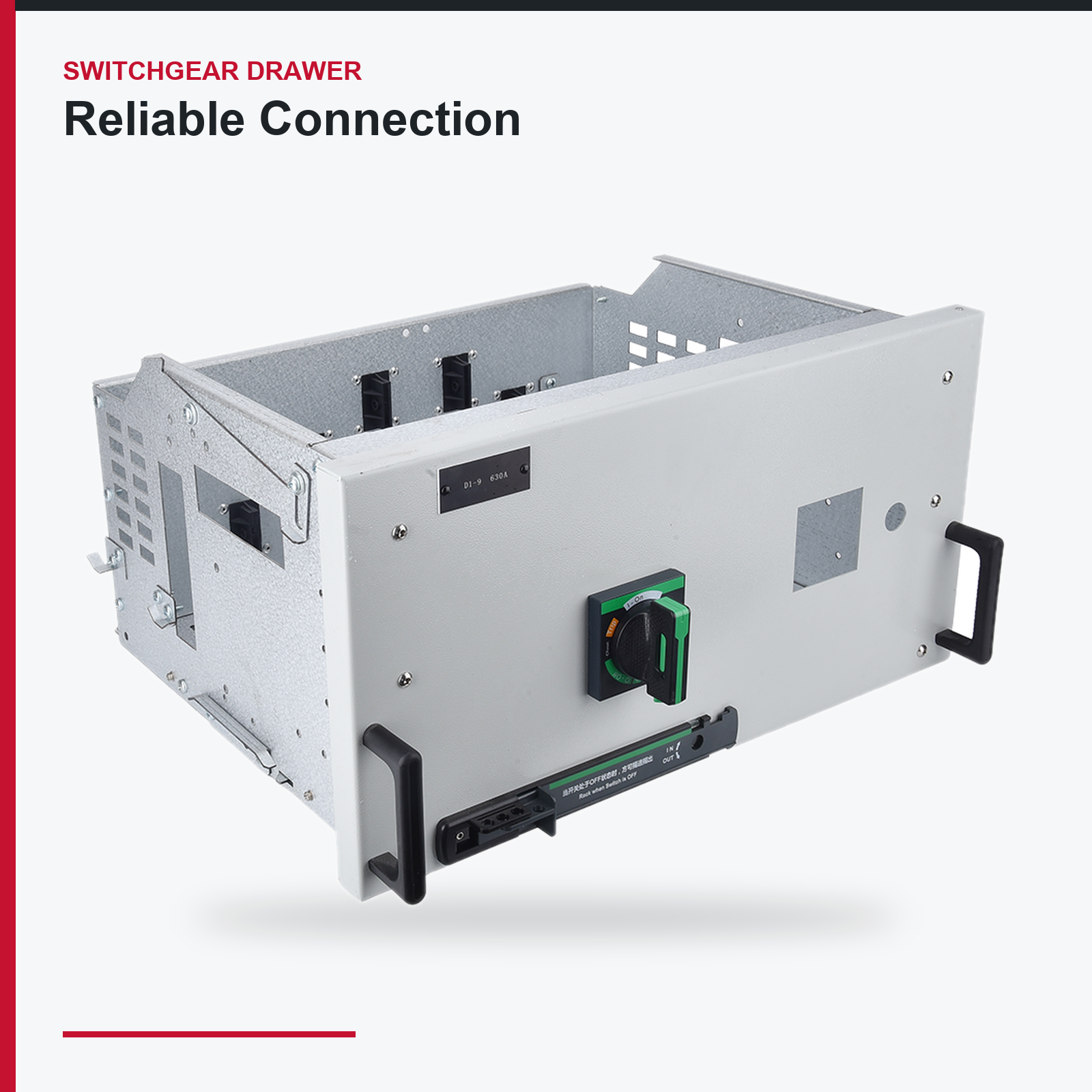 6M Blokset Drawer Module - Full Width, 600 mm High, up to 630A