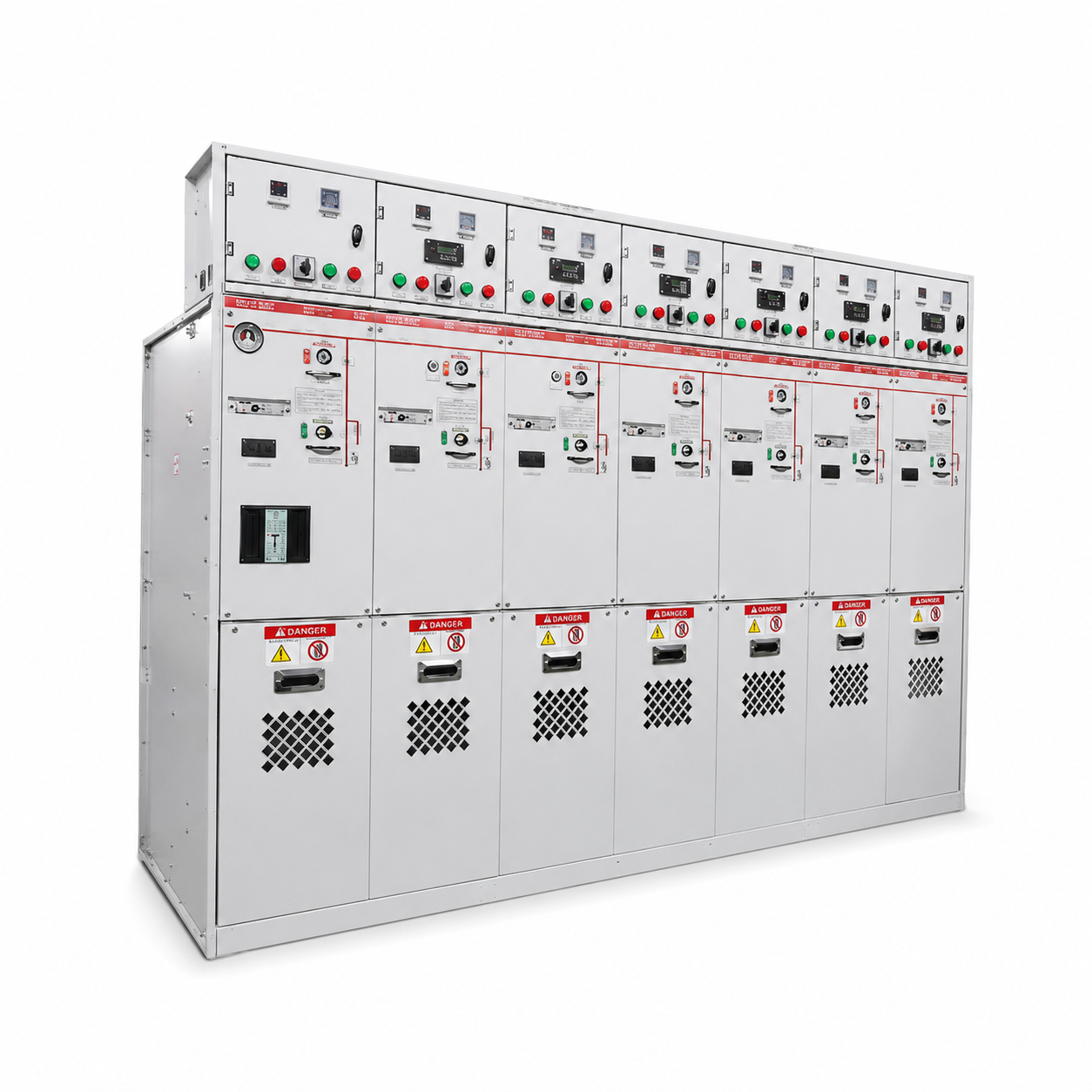 C-GIS RMU-12 SF6 rozvodná jednotka s kruhovým zapojením (12 kV)
