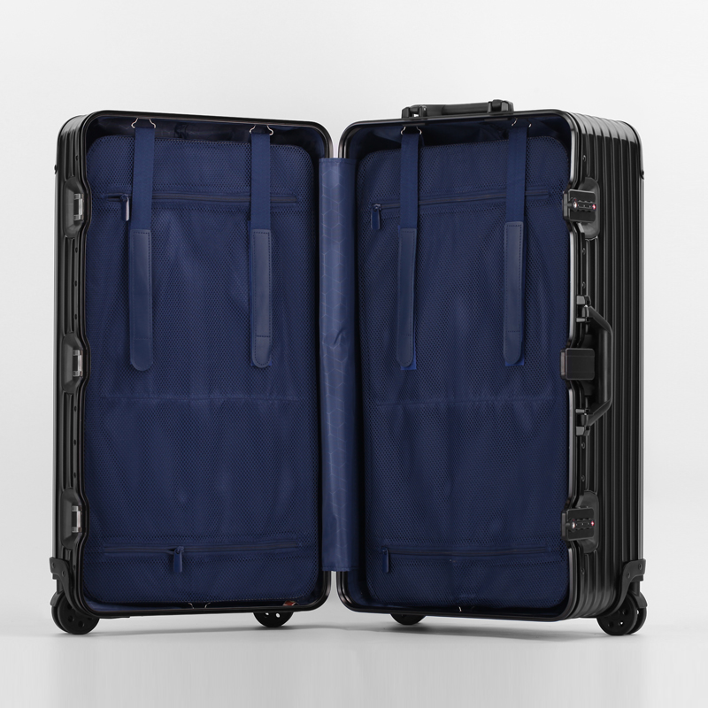 customized 20 30 inch large capacity spinner rolling luggage waterproof pc with tsa password lock-3
