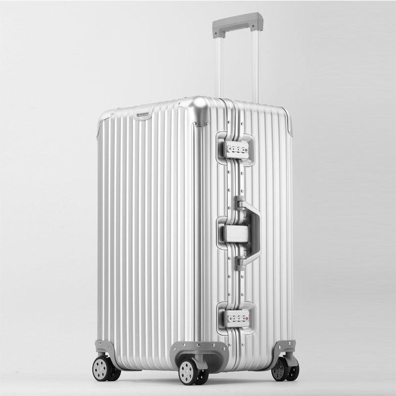 customized 20 30 inch large capacity spinner rolling luggage waterproof pc with tsa password lock-8