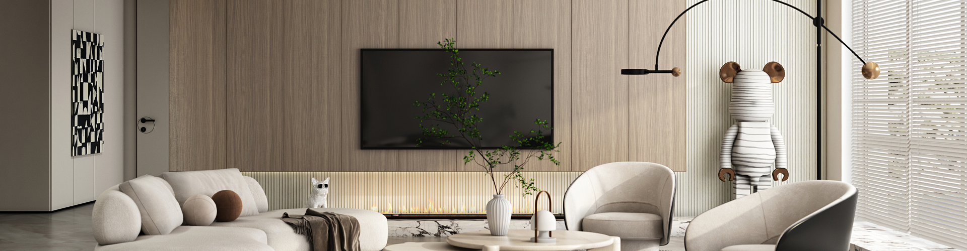 Interior Creative Decoration Background Wall Panel