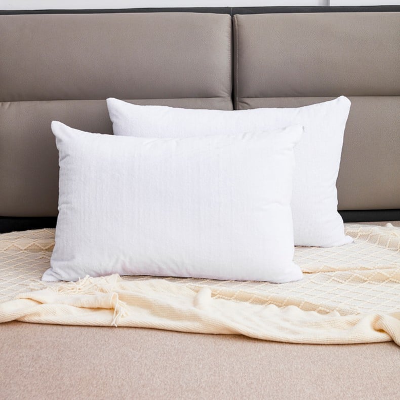 Warp Coral Fleece Waterproof Pillow Protector