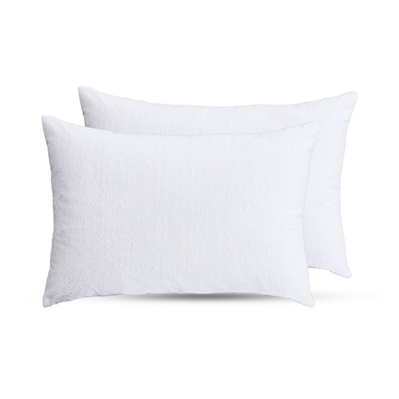 Warp Coral Fleece Waterproof Pillow Protector