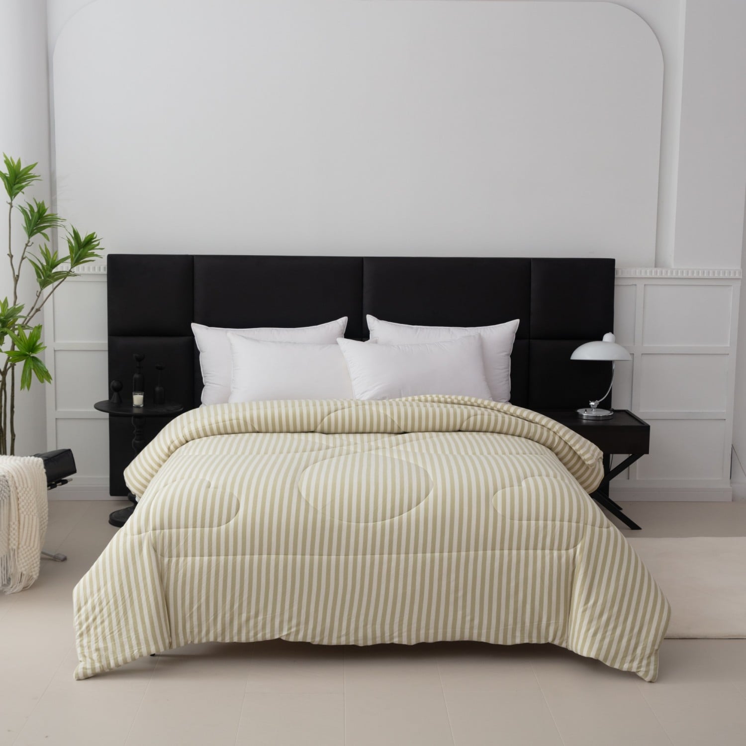 Reversible Quilted Comforter-Cotton