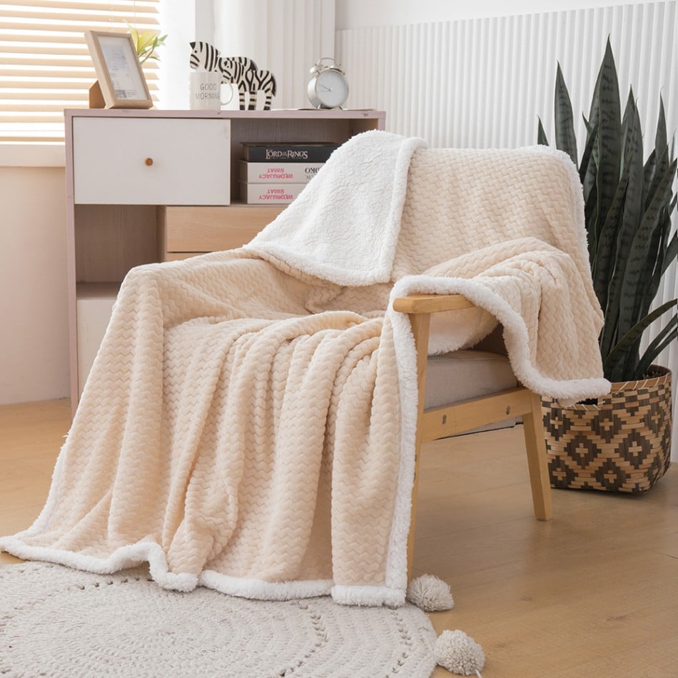 Blanket-Jacquard Fleece