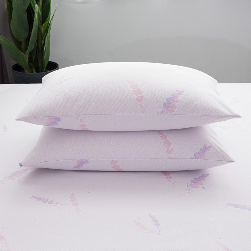 Waterproof Polyester Jacquard Lavender Infused Pillow Protector