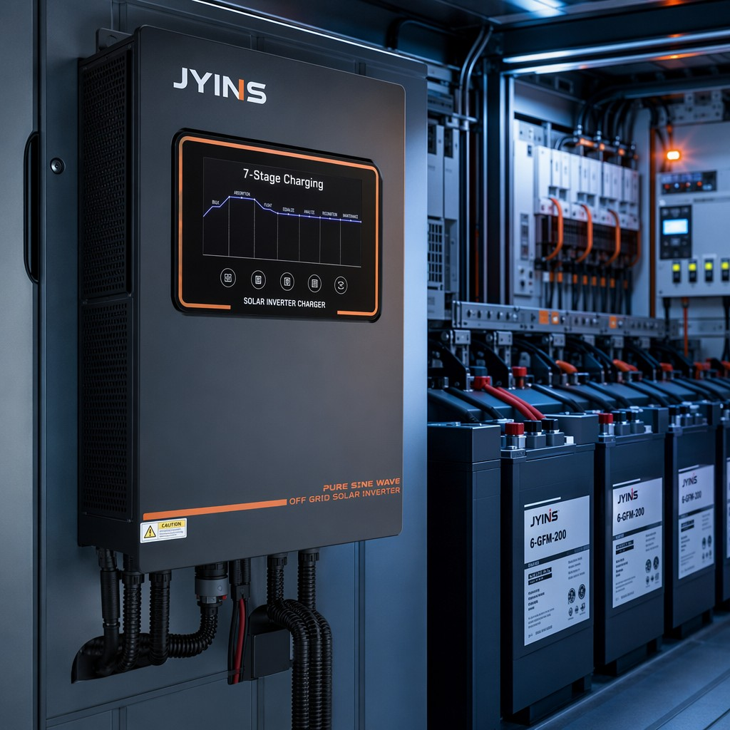 How Does the JYINS Smart 7-Stage Charging Algorithm Prevent Battery Sulfation in Off-Grid Lead-Acid Battery Systems?