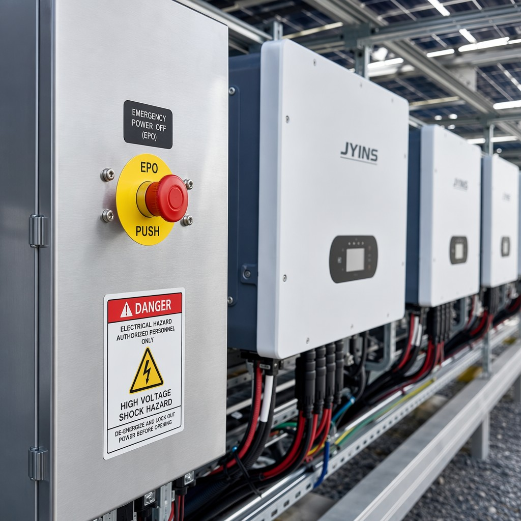 How to Design a Fail-Safe Remote Emergency Power Off (EPO) Interface for B2B Commercial PV Installations?