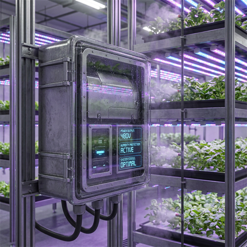 Designing Power Conversion for Vertical Farming: Overcoming 100% Humidity and LED Surge Cycles
