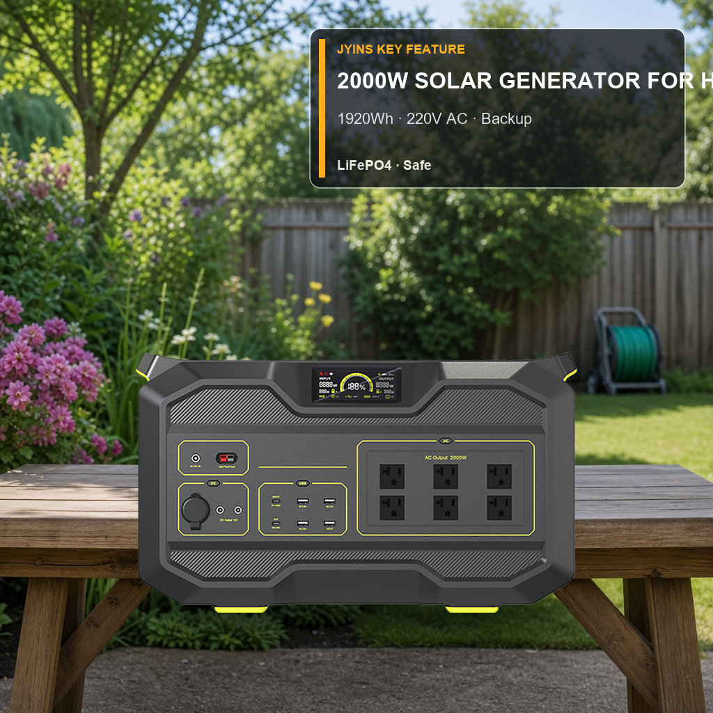 Applications of Portable Solar Power Generators for Home Projects